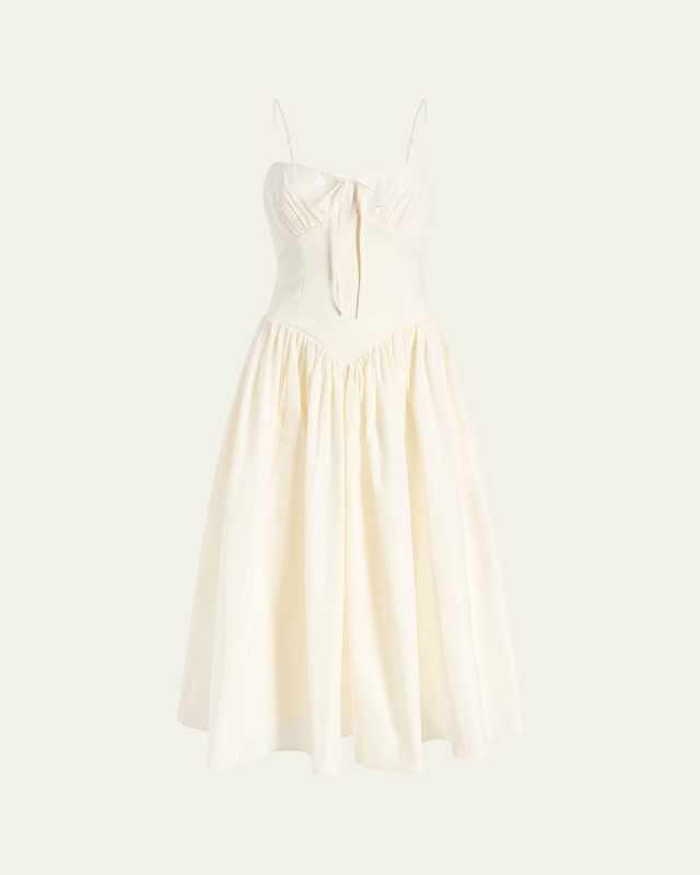 Anela Sleeveless Corset Midi Dress
